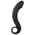 EasyToys - dildo anal curvo - silicone preto