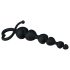 EasyToys - dildo anal com esferas - silicone preto