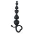 EasyToys - dildo anal com esferas - silicone preto