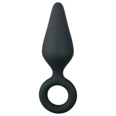 Easytoys - plug anal pequeno - silicone preto