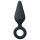 Easytoys - plug anal com anel - médio - preto