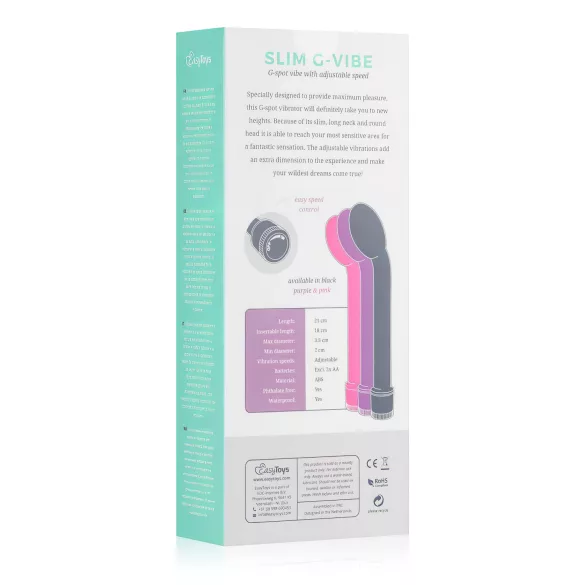 Easytoys Slim - vibrador ponto G - lilás