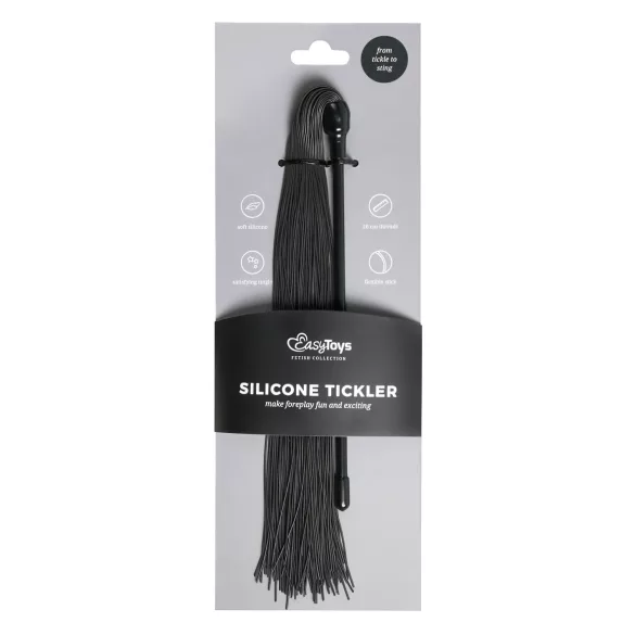 Easytoys - chicote de silicone - preto
