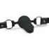 Easytoys - mordaça com dildo interno - silicone preto