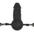 EasyToys - mordaça com dildo interno (preto)