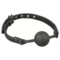 EasyToys - mordaça com bola de silicone (preta)