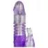 Easytoys Bunny - vibrador rotativo com movimento de empurrar - silicone lilás