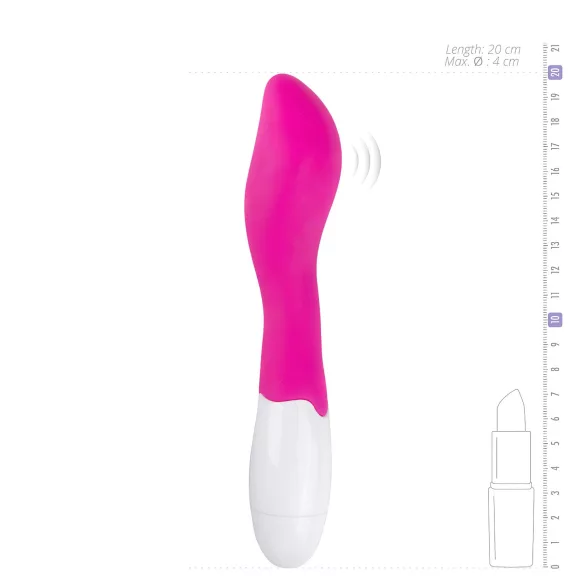 Easytoys - vibrador ponto G à prova d'água - silicone rosa