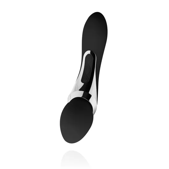 Sway No.1 - vibrador massageador recarregável 2 em 1 - silicone preto