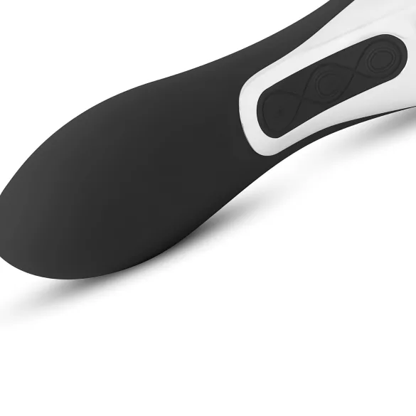 Sway No.1 - vibrador massageador recarregável 2 em 1 - silicone preto