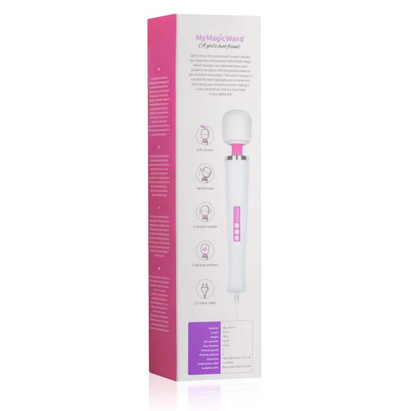 MyMagicWand - vibrador massageador potente - branco/rosa