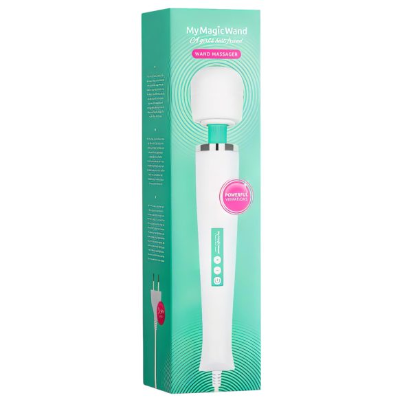 MyMagicWand - vibrador massageador potente - branco/turquesa