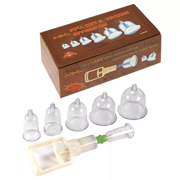 Rimba - kit de ventosas com bomba de sucção - 6 peças
