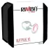 Rimba XS - plug anal metálico com pedra rosa (prateado)