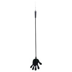 Rimba - chicote de silicone com mão - 40cm - preto