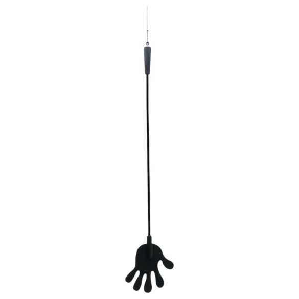 Rimba - chicote de silicone com mão - 40cm - preto