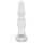 Rimba Dolly - plug anal de vidro ondulado - transparente