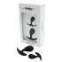 Rimba Copenhagen - conjunto de plugs anais (preto, 2 unid.)