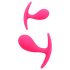 Rimba Copenhagen - plug anal conjunto - 2 peças - silicone rosa