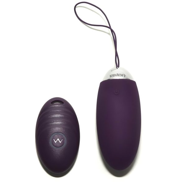 Rimba Venice - ovo vibrador recarregável controle remoto - silicone roxo