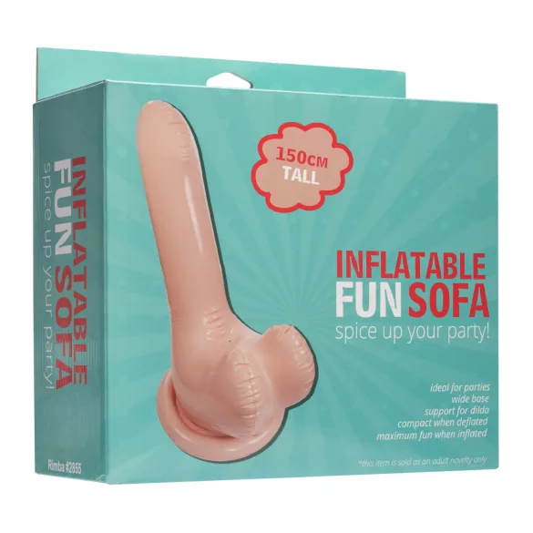 Inflatable Fun - sofá inflável erótico pênis - 66cm