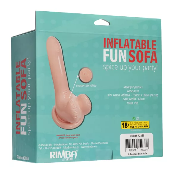 Inflatable Fun - sofá inflável erótico pênis - 66cm