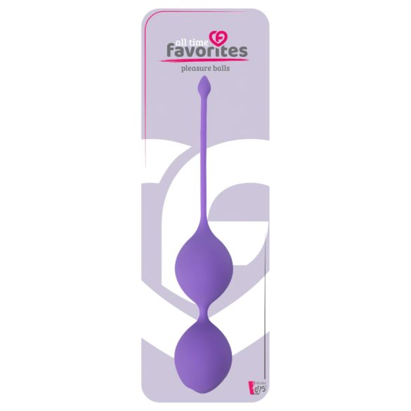 All Time Favorite - bolas ben wa - silicone roxo