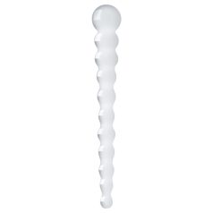   Gildo Glass No. 20 - dildo de vidro com relevo - transparente