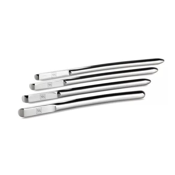 SINNER 174 - dilatador uretral curvo - aço - kit com 14 peças