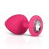 Easytoys Diamond - plug anal kit - silicone rosa