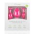 Easytoys Diamond - plug anal kit - silicone rosa