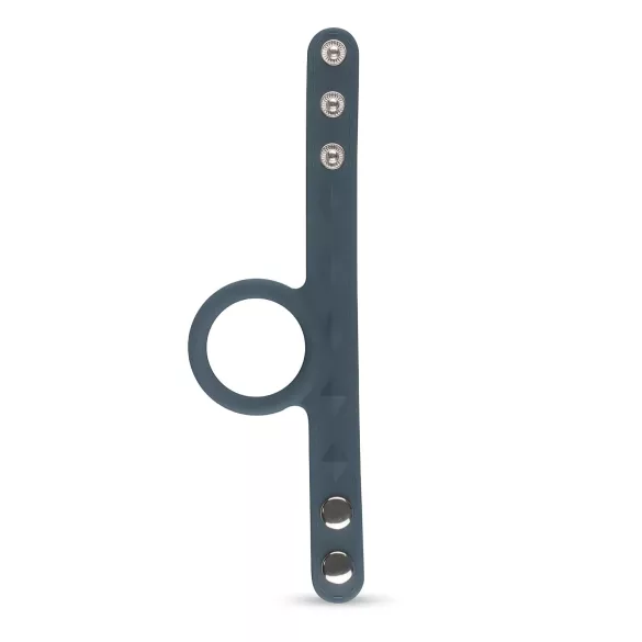 Boners - anel peniano e anel para escroto - silicone cinza