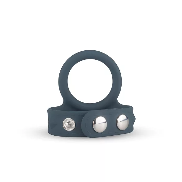 Boners - anel peniano e anel para escroto - silicone cinza