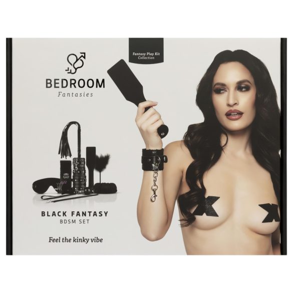 Secret Pleasure Chest - kit BDSM avançado - 14 peças - preto