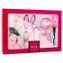 LoveBoxxx - kit bondage com vibrador 6 peças - rosa
