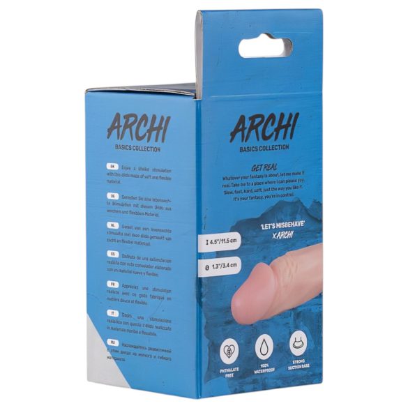 Real Fantasy Archi - dildo realístico - 11,5cm - cor natural