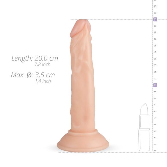 Real Fantasy Blane - dildo realístico - 20cm - cor pele