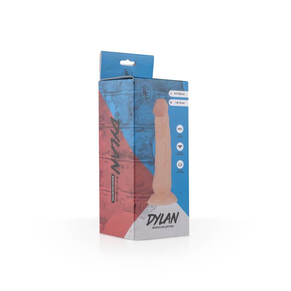 Real Fantasy Dylan - dildo realístico - 23cm - cor natural