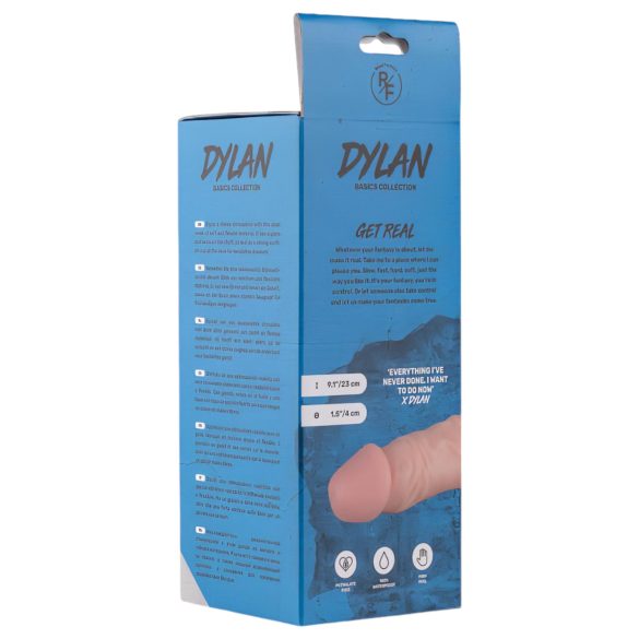 Real Fantasy Dylan - dildo realístico - 23cm - cor natural