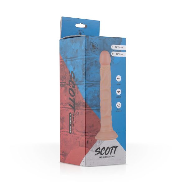 Real Fantasy Scott - dildo realístico - 25cm - cor natural