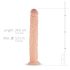 Real Fantasy Shawn - dildo realístico grande - 35cm bege