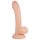 Real Fantasy Vince - dildo realístico com escroto e prepúcio - 19,5cm bege