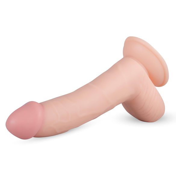 Real Fantasy Cliff - dildo realístico com escroto - 22cm - cor natural
