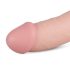Real Fantasy Cliff - dildo realístico com escroto - 22cm - cor natural