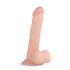 Real Fantasy Felix - dildo realístico com escroto - 22cm - cor natural