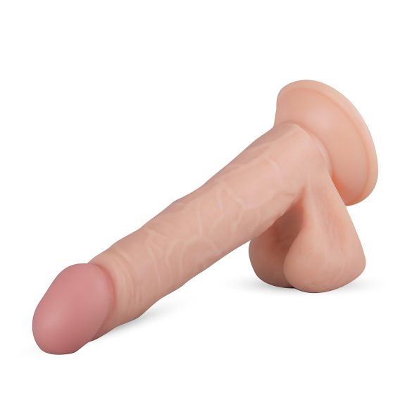 Real Fantasy Felix - dildo realístico com escroto - 22cm - cor natural