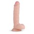 Real Fantasy Glynn - dildo realista com testículos - 25cm - cor natural