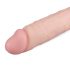 Real Fantasy Glynn - dildo realista com testículos - 25cm - cor natural