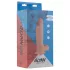 Real Fantasy Glynn - dildo realista com testículos - 25cm - cor natural