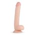 Real Fantasy Elvin - dildo realístico com testículos - 28cm - cor natural